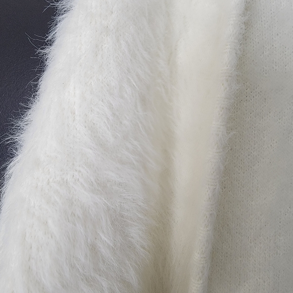 Gorgeous Off White Sanctuary Eyelash Cardigan Sweater - Picture 2 of 4
